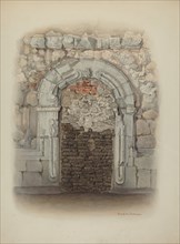 Doorway, Stone, c. 1940.