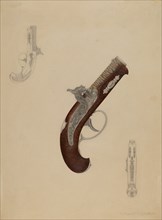 Dueling Pistol, c. 1937.