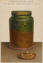 Jar with Cover, c. 1938.