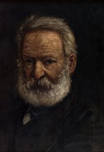 Portrait of Victor Hugo.