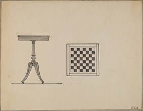 Checkerboard Table, 1936.