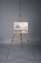 Field easel, before 1932.