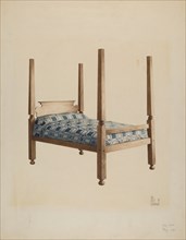 Four Poster Bed, c. 1940.