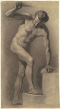 Male Nude on Steps, 1872.