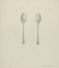 Silver Teaspoon, c. 1936.
