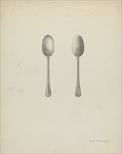 Silver Teaspoon, c. 1937.