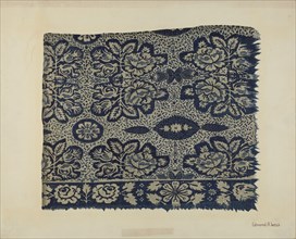 Woolen Coverlet, c. 1941.