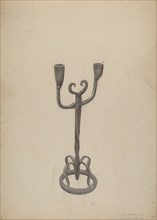 Iron Candlestick, c. 1938.