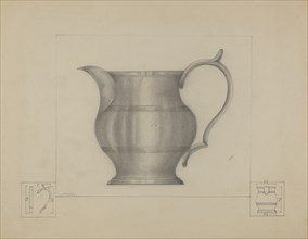 Pewter Pitcher, 1935/1942.