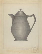 Pewter Pitcher, 1935/1942.