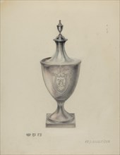 Silver Sugar Urn, c. 1940.
