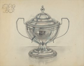 Silver Sugar Bowl, c. 1936.