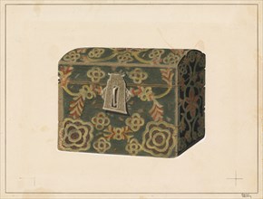 Wood Box or Chest, c. 1937.