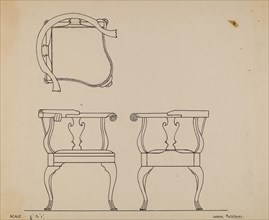 Corner chair, probably 1936.