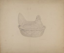 Covered Dish (Hen), c. 1940.