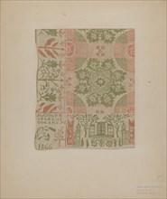 Handwoven Coverlet, c. 1939.