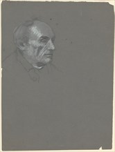 Head of a Man, c. 1870-1880.
