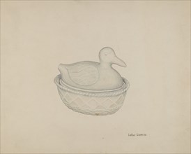 Covered Dish (Duck), c. 1938.