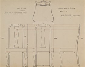 Drawing for Chair, 1935/1942.