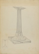 Silver Candle Stand, c. 1936.