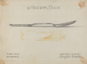 Silver Marrow Spoon, c. 1936.
