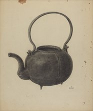 Cast Iron Tea Kettle, c. 1938.