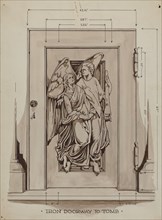 Iron Doorway to Tomb, c. 1936.