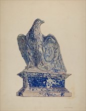 Potpourri Jar: Eagle, c. 1941.