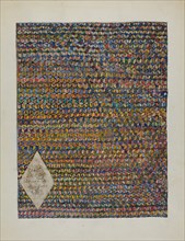 Silk Patchwork Quilt, c. 1936.