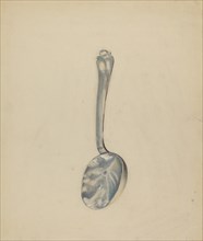 Silver Funeral Spoon, c. 1936.