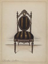 Chair (one of a pair), c. 1936.