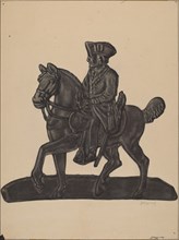 Iron Officer on Horse, c. 1937.