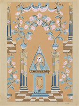 Wall Paper and Border, c. 1936.