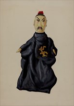Hand Puppet - Chinaman, c. 1936.