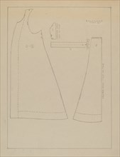 Woman's Coat (Pattern), c. 1937.
