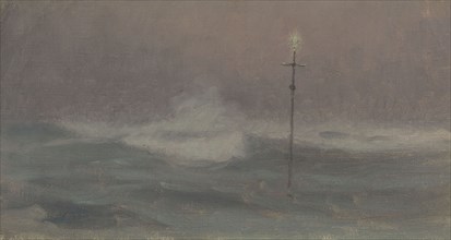 Cross and wave, Brittany, c.1905.