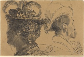 Heads of a Man and a Woman, 1899.