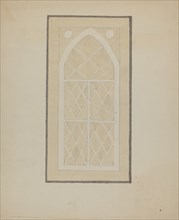 Panel from Hall Lantern, c. 1936.