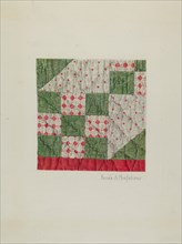 Calico Quilt (Patchwork), c. 1942.