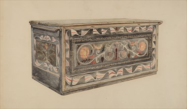 Painted Guilford Chest, 1935/1942.