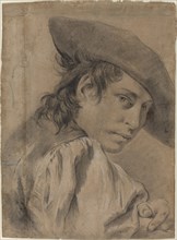 A Young Man in a Broad Hat, c. 1745.