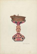 Baptismal Font and Stand, 1935/1942.