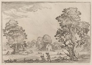 Landscape with Runaway Horses, 1638.