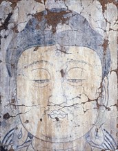 Buddha's head, between 1368 and 1644.