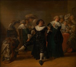 Cabaret scene, between 1630 and 1640.