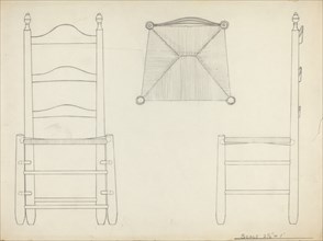 Study for Drawing of Chair, 1935/1942.