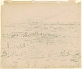 Valley with River and Mountains, 1843.