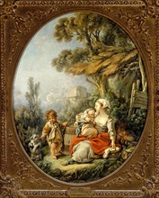L'Heureuse Mère, 1758. The Happy Mother.