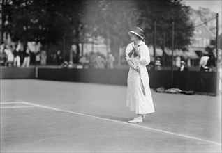 Miss Eva Baker, Tennis Tournament, 1912.