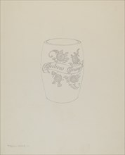 American "Bohemian" Glass Mug, 1935/1942.